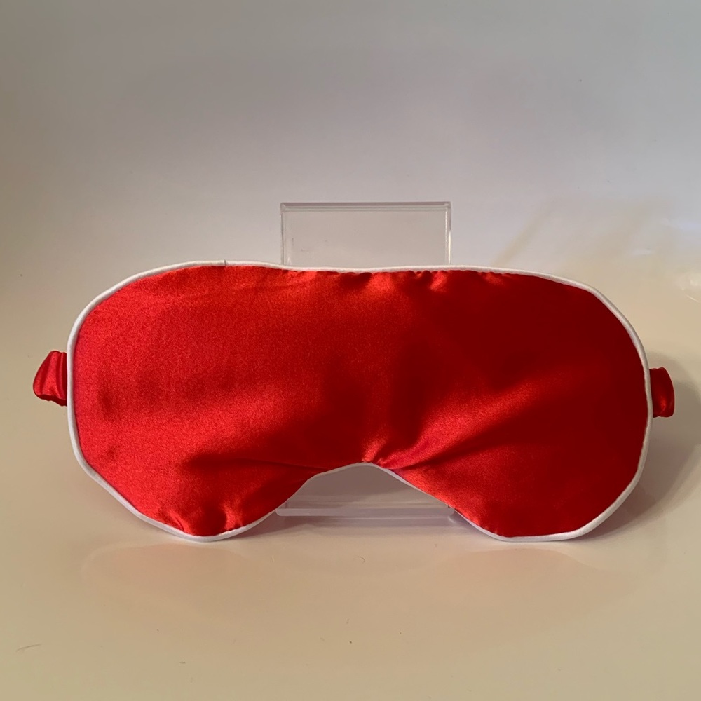 - Red Satin Sleep Mask